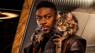 David Ajala Tells All About <i>Star Trek: Discovery</i>'s Most Important Cast Member: Grudge the Cat